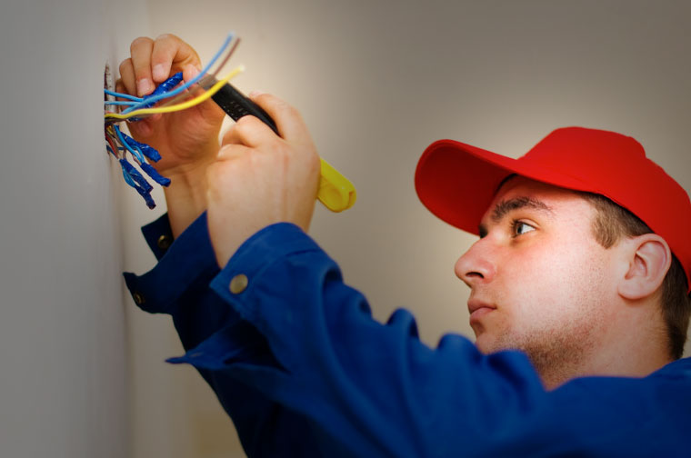 wires sticking out of a wall requiring an Electrician in Coral Springs, FL, Pompano Beach, FL, Boca Raton, Davie, FL, Coconut Creek, FL, Fort Lauderdale